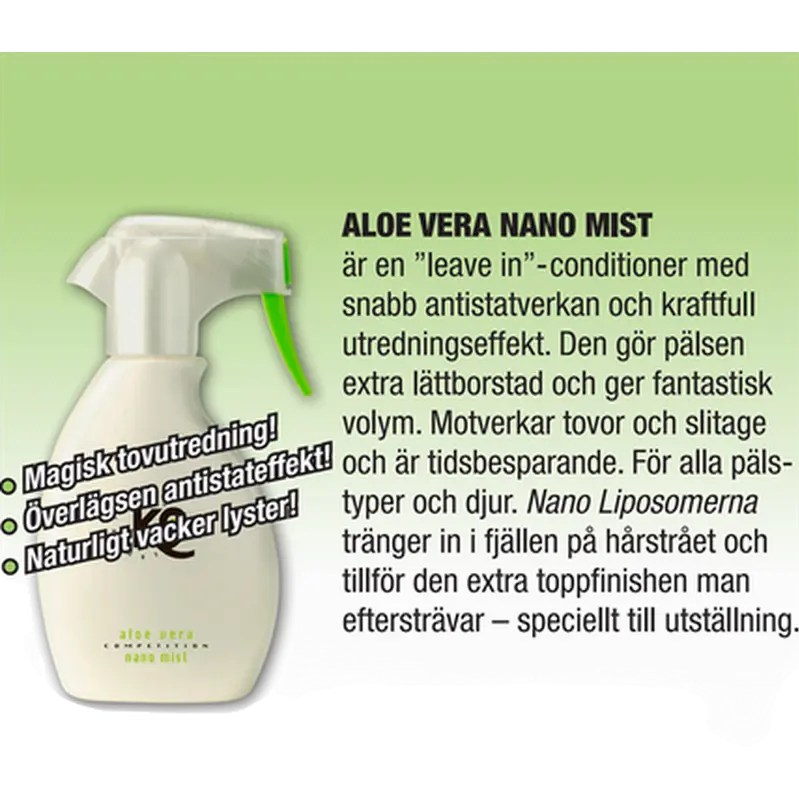 Aloe Vera Nano Mist Leave In Conditioner