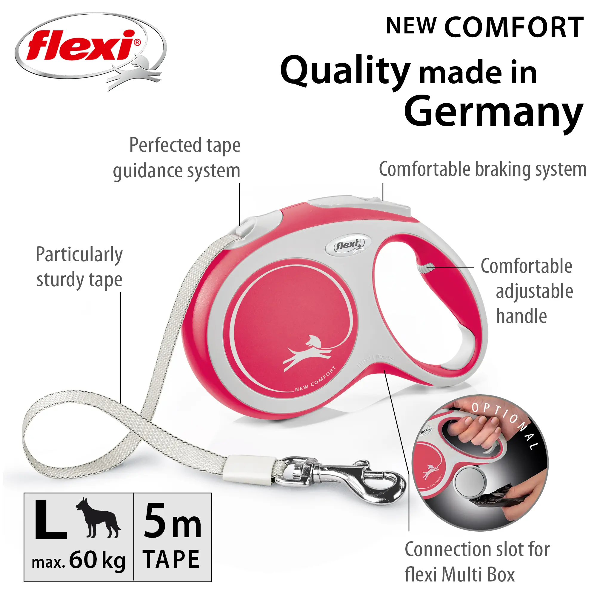 Rullebånd New Comfort Tape Red