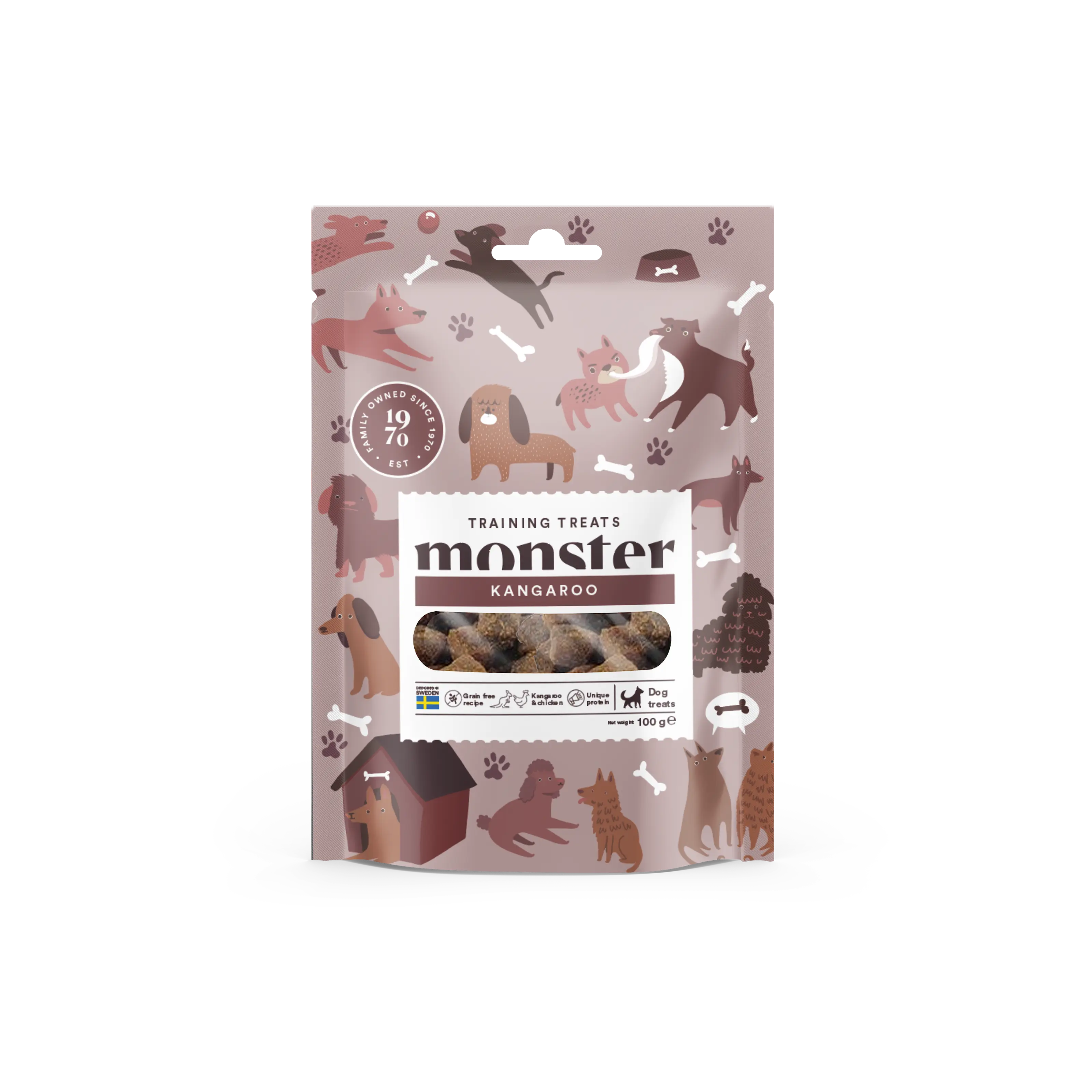 Koiran koulutusherkut Kenguru 100 g