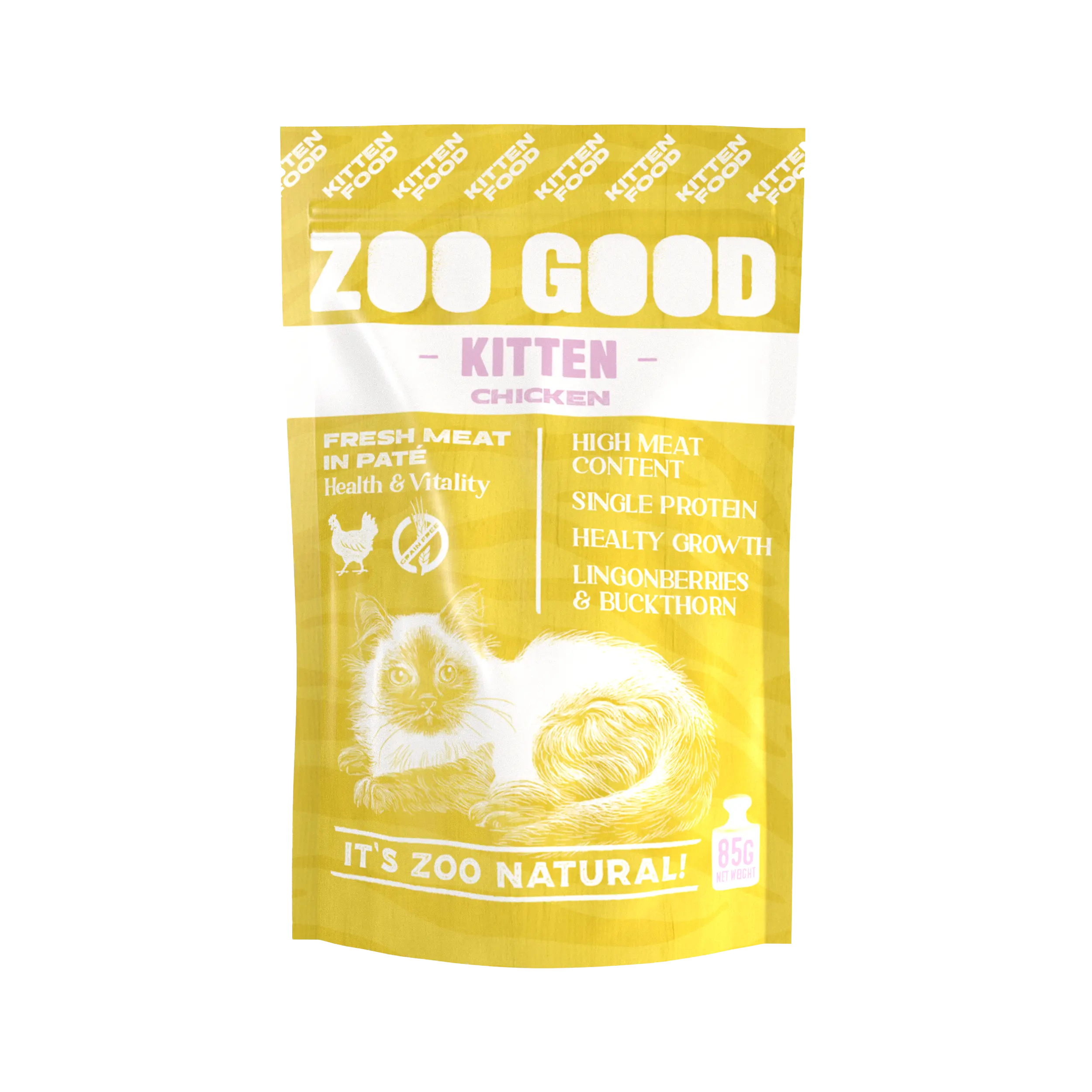 Cat Kitten Chicken 85g pussi