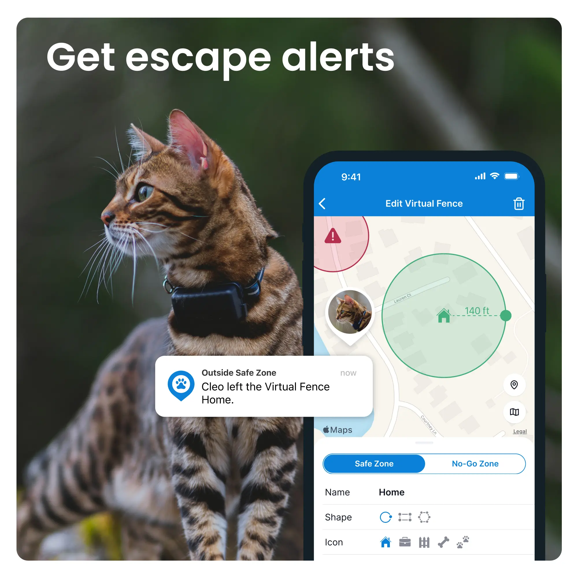 Tractive CAT Mini GPS sininen