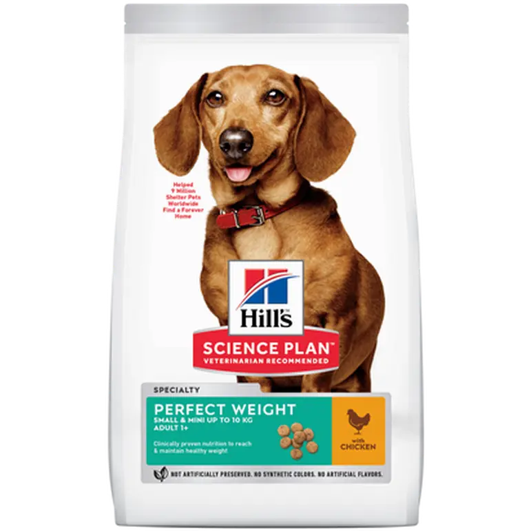 Adult Perfect Weight Small & Miniature Chicken - Dry Dog Food 1,5 kg