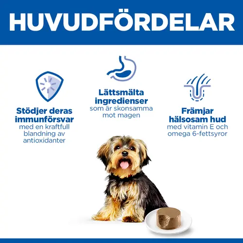 Canine Adult Sen.Stomach & Skin Mousse Small&Mini Turkey