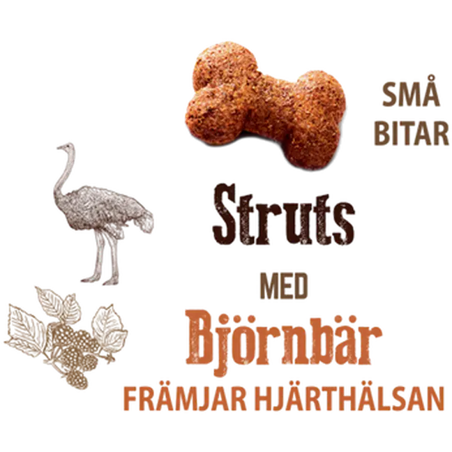 Dog Crunchy Snack Ostrich & berries