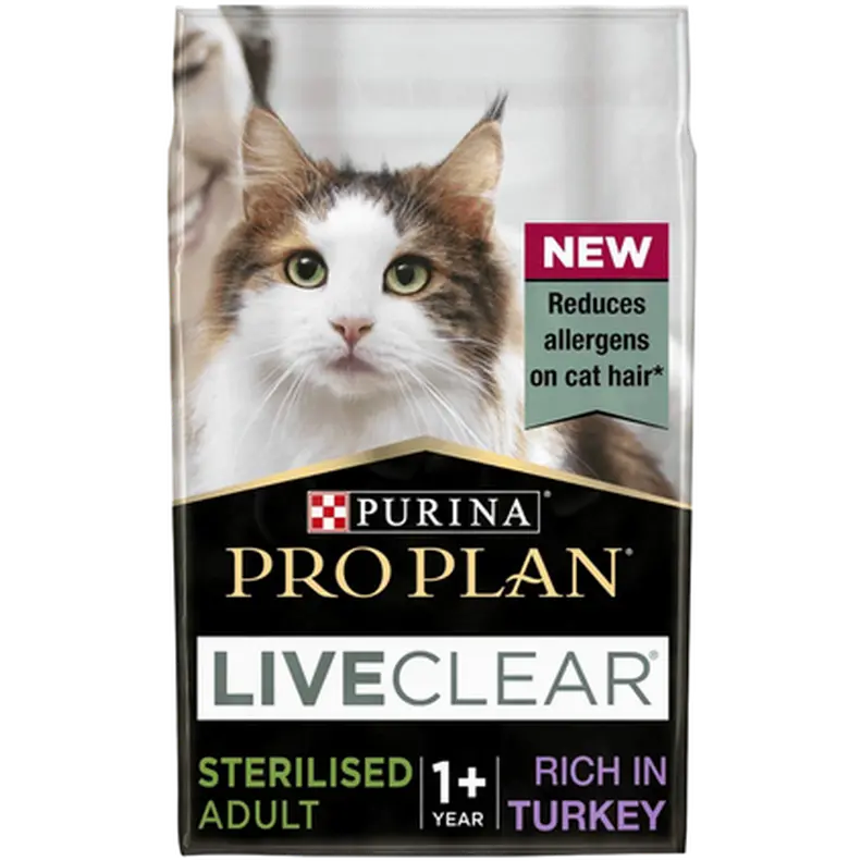 Cat Liveclear Sterilised Adult 1+ Turkey 1,4 kg