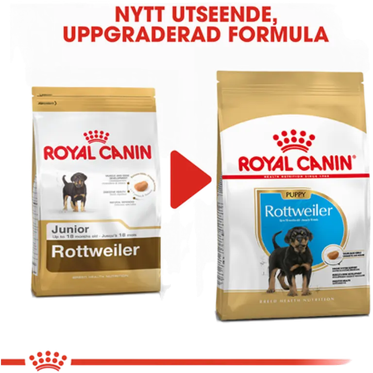 Rottweiler Puppy Kuivaruoka pennuille