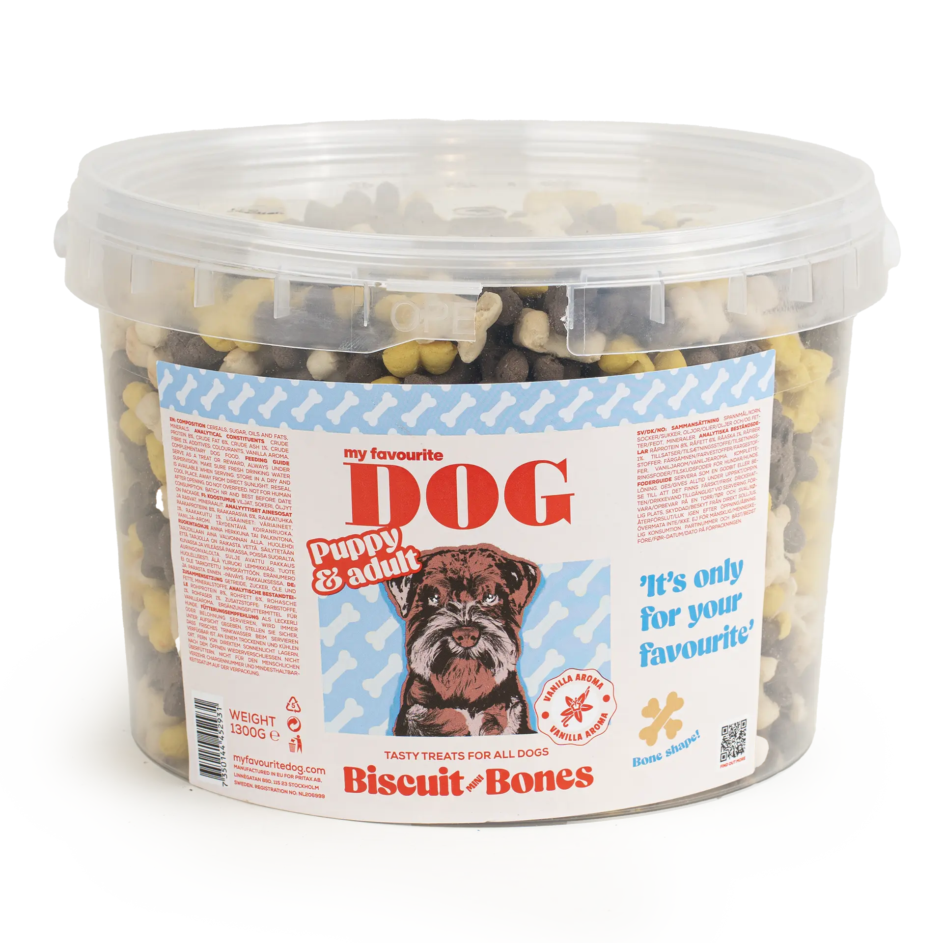 Keksi Mini Bones vaniljalla 1,3kg