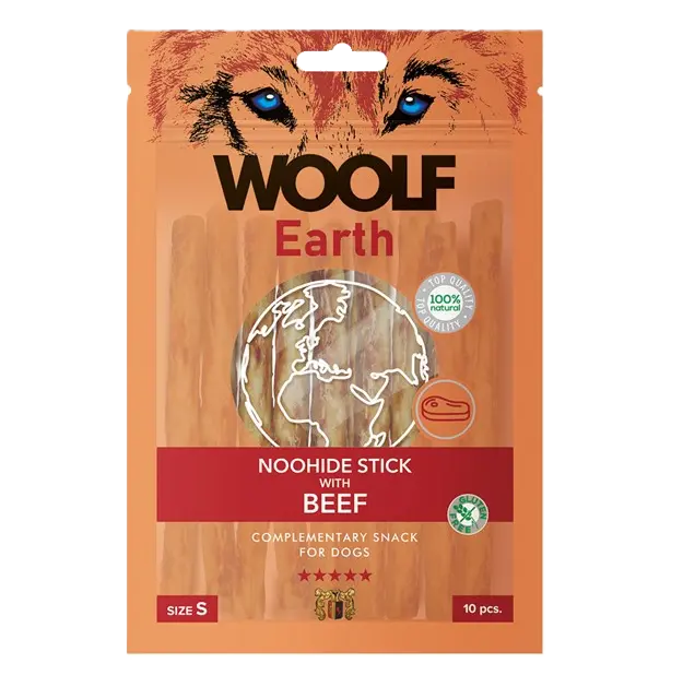 Earth Noohide Stick with Beef S 90g
