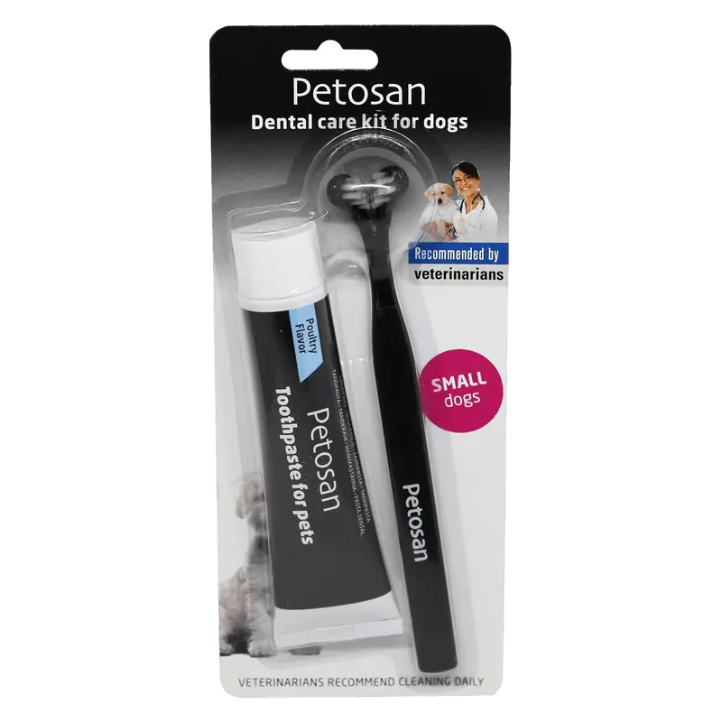 Petosan Dental Care Kit – Zahnpflege-Set für Hund & Katze mit Zahnbürste