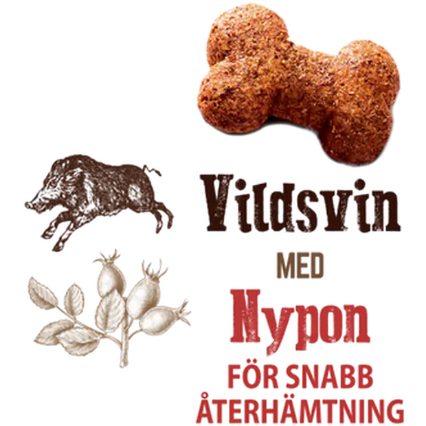 Dog Crunchy Snack Wild Boar & Rosehips
