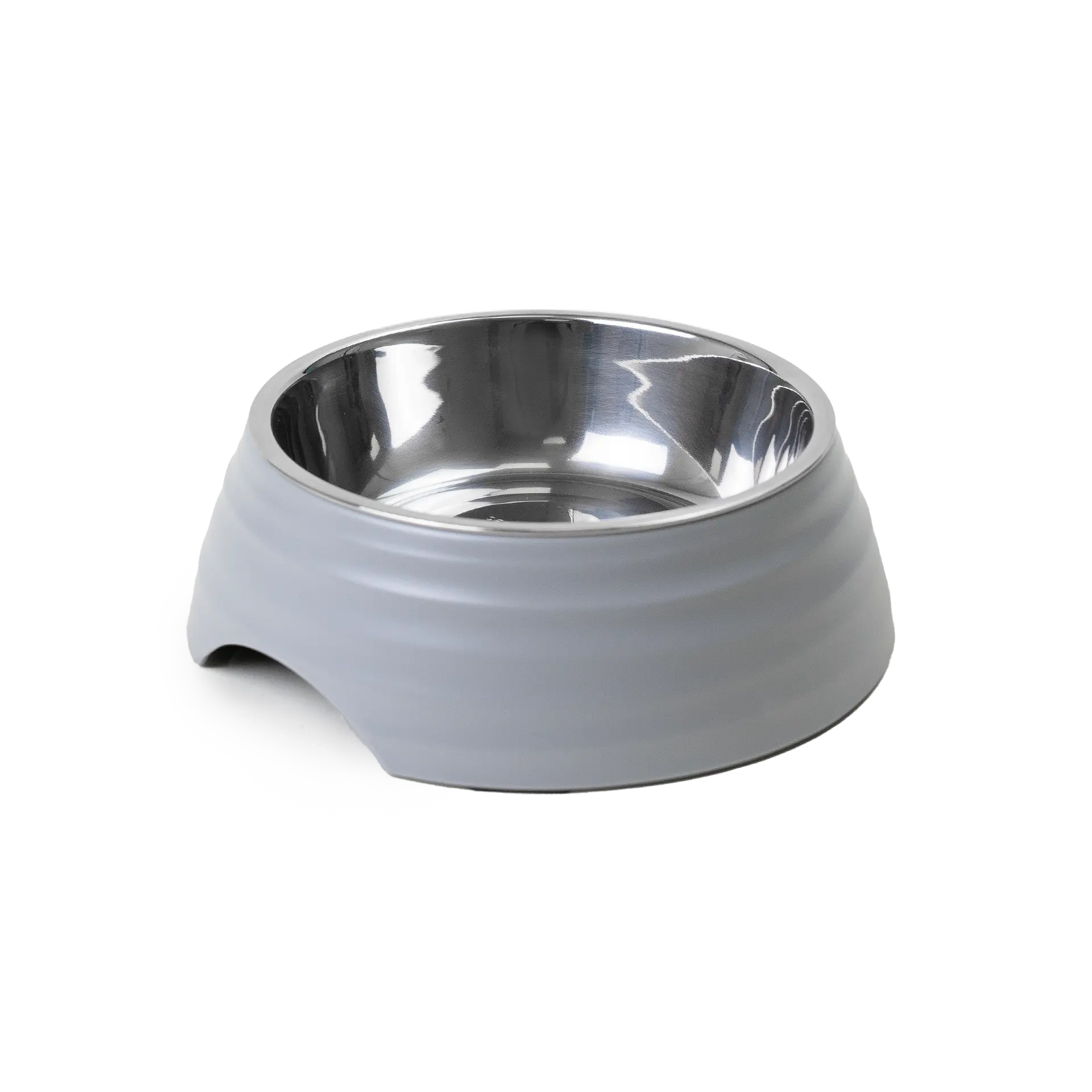 Ruoka- ja vesikuppi Ripple harmaa S 160ml, 14x4,5cm